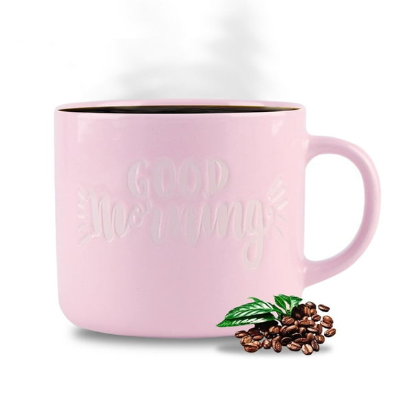 Taza De Cerámica Chefmaker Good Morning 400ml Rosa Chefmaker Maia