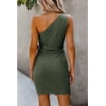 thumbnail image 3 of Vestido PRETTYGARDEN Mini Ajustado con Hombro Descubierto y Fruncido, 3 of 5