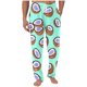 thumbnail image 1 of Pantalones largos para hombre con estampado de cintura elástica y bolsillo con cordón, pantalones largos de poliéster para hombre, 1 of 5
