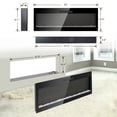 thumbnail image 5 of Mondawe 50 Inch Electric Fireplace, Recessed and Wall Mounted Fireplace, 5 of 10