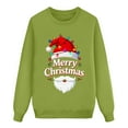 thumbnail image 6 of Rotm Christmas Shirts for Women Matching Family Christmas Sweatshirts Xmas Ugly Funny Pullover Tops Long Sleeve Holiday Shirts for Mom Dad Clothes Green,L, 6 of 6