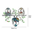 thumbnail image 2 of GadgetVLot Stained Glass Window Hanging Owl Pendant Cartoon Cute Decor Gifts Room Windows Double Sided Home Garden Decoration, 2 of 10