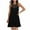Black, variant on Summer Dresses for Women 2025, Women's Solid Sleeveless Round Neck Sexy Elegant Club Party Tunic Mini Dresses Casual Vacation Dress(Black,S)