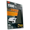 3M Wetordry Sandpaper, 32023, 1500 Grit, 9 in x 11 in, 5 Pack