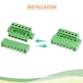 thumbnail image 4 of Unique Bargains 5.08mm Pitch 6 Pin 10A PCB Mount Screw Terminal Block Plug-in for Electrical, Instruments 5 Set, 4 of 5