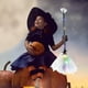 thumbnail image 1 of Juguete de Bruja de Halloween Rudolph Broomstick Academy, 1 of 6