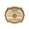 thumbnail image 2 of Men of Letters - Raw Wood Door Sign, 2 of 2