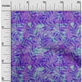 thumbnail image 2 of oneOone Silk Tabby Amethyst Fabric Leaves Sewing Craft Projects Fabric Prints By Yard 42 Inch Wide, 2 of 6