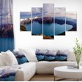 thumbnail image 1 of Lac Clair avec Ciel Lumineux - Impression sur Toile Paysage Extra Grand, 1 of 4