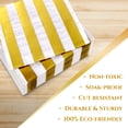 thumbnail image 6 of ELEGANT DISPOSABLE 3 PLY NAPKINS | for Upscale Wedding and Dining | 36 pc | Stripe Collection - Gold, 6 of 6