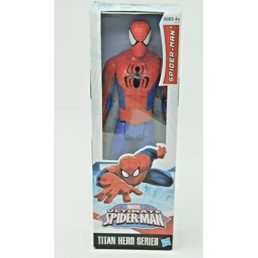Marvel Ultimate 12 inch Spiderman Titan Hero Series A1517 Ages 4  Hasbro