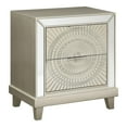 thumbnail image 6 of FOA Suie Glam 3-Piece Gold Champagne Wood Bedroom Set - Queen + 2 Nightstands, 6 of 15