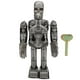 thumbnail image 1 of Wind Up-Robot de calavera Vintage para niños y adultos, juguete de hojalata para caminar, mecanismo de relojería, decoración de colección, regalo de cumpleaños, 1 of 10