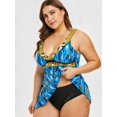thumbnail image 3 of Set de Tankini de Talla Extra con Estampado Rosegal  Tankinis, 3 of 5