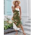 thumbnail image 4 of Vestido Zeagoo Hawaiian de verano sin mangas con bolsillo para mujer, 4 of 6