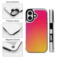 thumbnail image 3 of Compatible with iPhone 11 12 13 mini 14 15 16 Pro Max Plus Wallet Case with Card Holder, PU Leather Kickstand Card Slots Case ( Red Blue Gradient, iPhone 14), 3 of 7