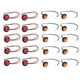 thumbnail image 5 of 20 paquetes de luz roja y ámbar Mini de 3/4 "lateral de diodo triple de 3 LED para vehículos recreativos Nuevo Soledad Luces de posición laterales redondas, 5 of 9