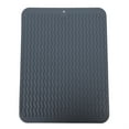 thumbnail image 4 of Dish Drying Mat Dish Drying Mat Rubber Food Grade Insulation Pad Hollow Anti Fall Drainage Mat Filter Anti Slip Insulation Mat for Sink Debris Kitchen Dish Drying Mat, 4 of 7