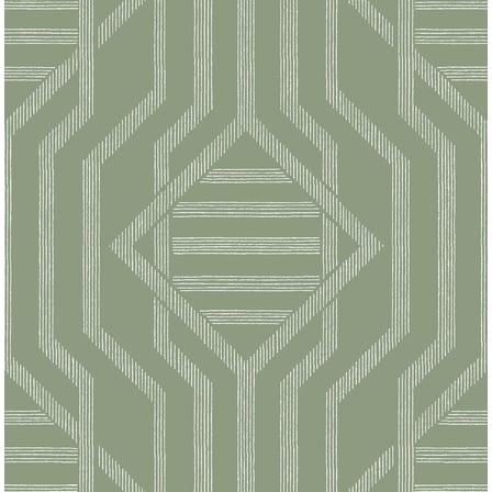 A-Street Prints Essex Green Geometric Wallpaper