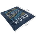 thumbnail image 4 of Cozy Mom's Gift 50x60in Soft Flannel Throw Blanket Birthday, Anniversary, Mother's Day, Christmas, Valentine's Day Presents from Son, Daughter, 4 of 5