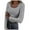 Gray, variant on Povozer Long Sleeve Shirts for Women Casual Basic Tops Crewneck Ribbed Tees Shirts(Gray,2XL)
