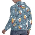 thumbnail image 6 of Lsque Surf Shark Pattern Casual Men's Hoodie,Hooded Sweatshirt with Kangaroo Pocket,Pullover Hoodie-Medium, 6 of 7
