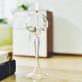 thumbnail image 4 of lionlar Glass Candle Holder Decor Room for Dinner Candlelight Dinner Party Small, 4 of 9