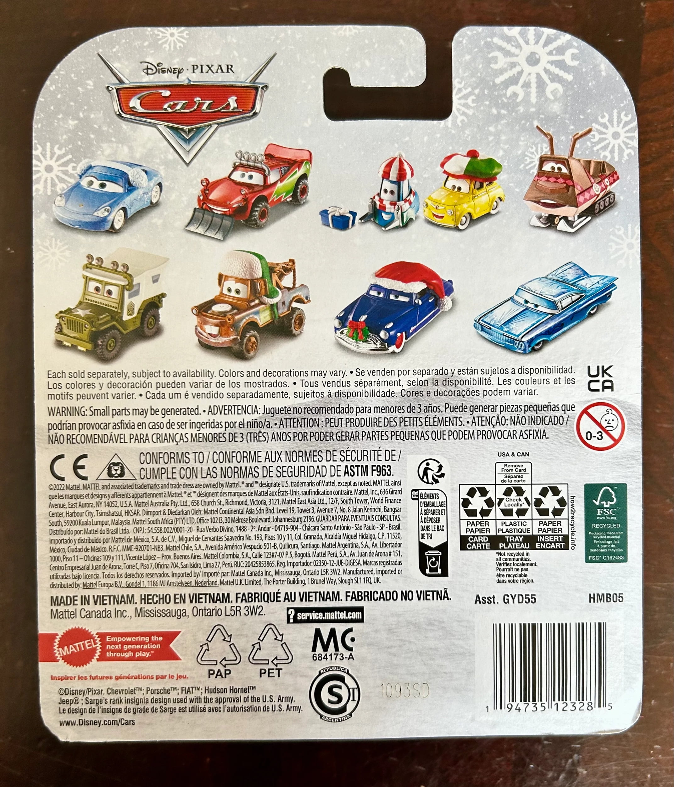 Mattel, Disney Pixar Cars and Truck Play Vehicles, Metal Red