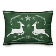 thumbnail image 2 of Creative Products Snowflake Reindeer 14x20 Spun Poly Pillow, 2 of 3