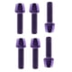 thumbnail image 1 of Kit de 6 tornillos para vástago de bicicleta, pernos para manillar, tornillos, suministros para reparación de discos de bicicleta Púrpura, 1 of 9