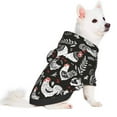 thumbnail image 5 of Cauagu Laying Hens And Roosters Pattern Winter Pet Hoodie Sweatshirts- Dog Hoodie Sweater with Leash Hole - Cute Dog Hoodie - Pet Clothes Puppy Cat Custume -Large, 5 of 8