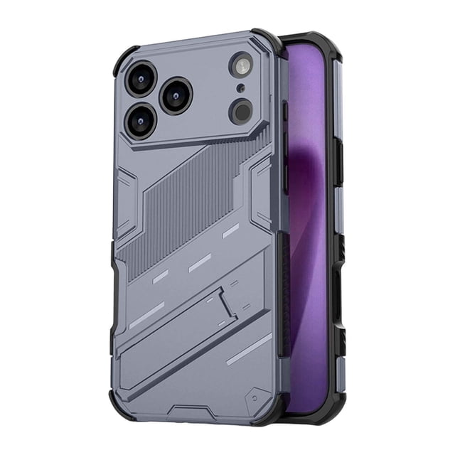 Universal Phone with Integrated Kickstand Durable Shockproof Full Protective Cover for Enhanced Grip and Screen