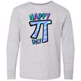 thumbnail image 3 of Inktastic Happy Pi Day Long Sleeve Youth T-Shirt, 3 of 5