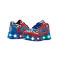 thumbnail image 2 of Tenis Con Luces Para Niño Spiderman Hombre Araña Marvel Rojo rojo 21, 2 of 6