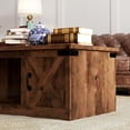 thumbnail image 2 of DeeHome Bridgevine Home Farmhouse 48 inch Coffee Table, No Assembly Required, Aged Whiskey Finish, 2 of 9