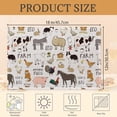 thumbnail image 2 of Farm Animals Cow Pig Placemats Set of 6 Place Mats for Kitchen Table Washable Farmhouse Linen Table Mats Dining Decoration 12x18 Inch, 2 of 6