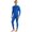 Blue, variant on Linjinx Men's Spandex Long Sleeve High Neck Full Body Gymnastics Unitards One Piece Thermal Bodysuit Costume Black L