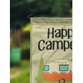thumbnail image 2 of Printtoo Tan Happy Campers Retro Camp Trailer Personalized Camping Flags For Campers Double Sided CampsiteFlagOutdoor GardenFlags, 2 of 4
