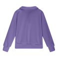 thumbnail image 5 of Kids Half Zip Pullover Sweatshirt Long Sleeve Casual Fleece Top with Front Pocket for Boys and Girls Comfortable Fit, 5 of 6