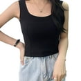 thumbnail image 2 of Camiseta sin mangas Minnieouse cuello cuadrado ropa deportiva informal mujer, 2 of 5