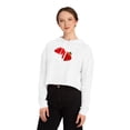 thumbnail image 3 of Cropped Hooded Sweatshirt Crop Top Sweatshirt Crop Top T-shirt, 3 of 3