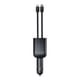 thumbnail image 4 of Kit de Coche MP3 Inalámbrico L3 Bluetooth LED, Transmisor FM, Receptor de Audio, Retráctil, USB Tipo C, 2 Puertos, Cargador Rápido., 4 of 6