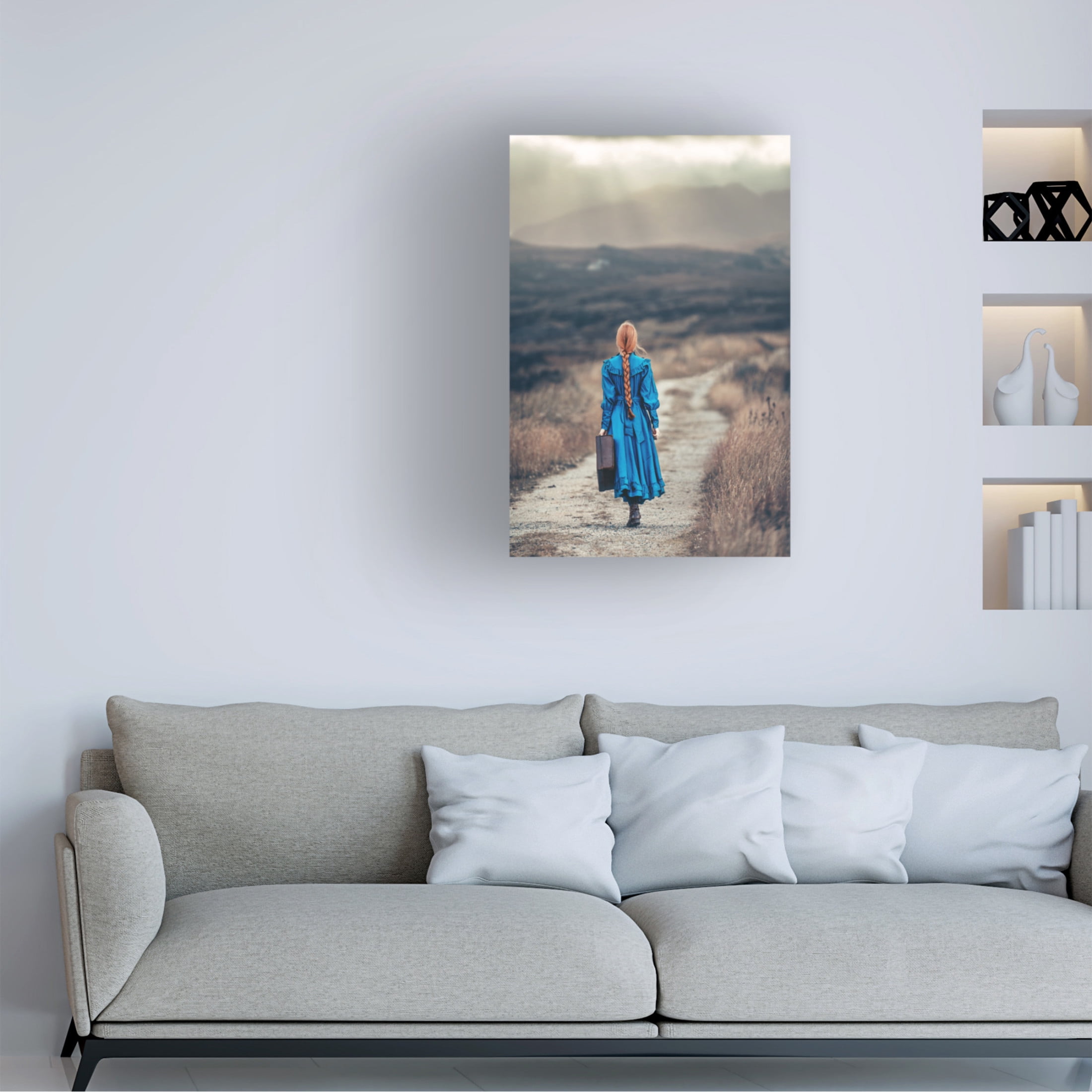 Canvas Wall Art - Magdalena Russocka 'Way Home' Wall Art for Living Room, Bedroom, or Office D?cor by Trademark Fine Art - 22 x 32 Inches