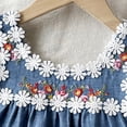 thumbnail image 7 of MEZZALL Lace Trim Girls Summer Dress With Embroidery Detail And Side Pockets Beach Holiday Party Sleeveless Fashionable Dresses, 7 of 7
