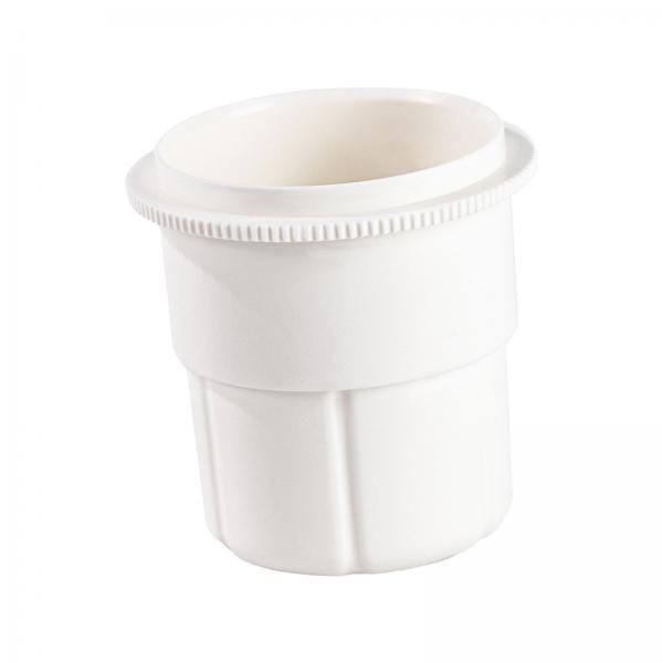 Siruishop 3x Tasse de Dosage Portafiltre Réutilisable Tasse de Machine à Café Tasse à Poudre 58mm Blanc