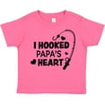 thumbnail image 3 of Inktastic I Hooked Papa's Heart with Fishing Rod Boys or Girls Toddler T-Shirt, 3 of 5