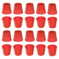 thumbnail image 1 of Unique Bargains Sewing Thimble Plastic Sewing Thimble Finger Protector, Red 100 Pack, 1 of 5