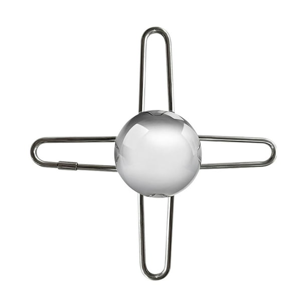 Bola de enfriamiento de café Bola congelada Acero inoxidable con marco Herramienta de café Fácil de usar Plata B