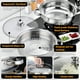 thumbnail image 5 of Vaporera De Cocina De Acero Inoxidable Doble Capa Con 2 Asa ANGGREK Otros, 5 of 8