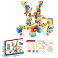 thumbnail image 3 of BallsFHK Marbles pipeline track building blocks puzzle assembly children's ball slide toys, 3 of 3